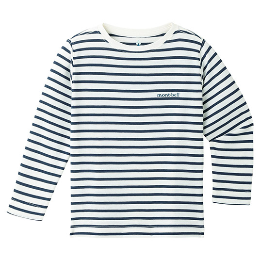 WIC.ボーダー ロングスリーブT Kid's 100-130 ブルー