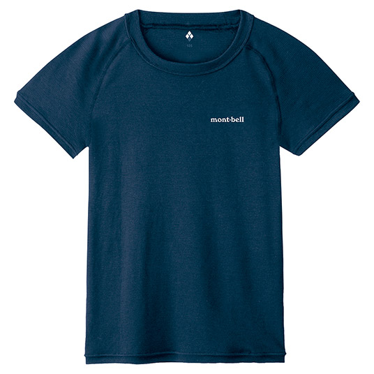 ジオライン L.W.Tシャツ Kid's 105-130 ネイビー