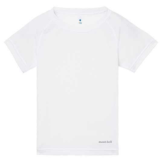 ジオライン クールメッシュ Tシャツ Kid's 100-130 ホワイト