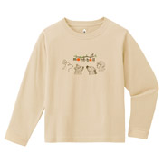コットン ロングスリーブT Kid's 森の動物 100-130